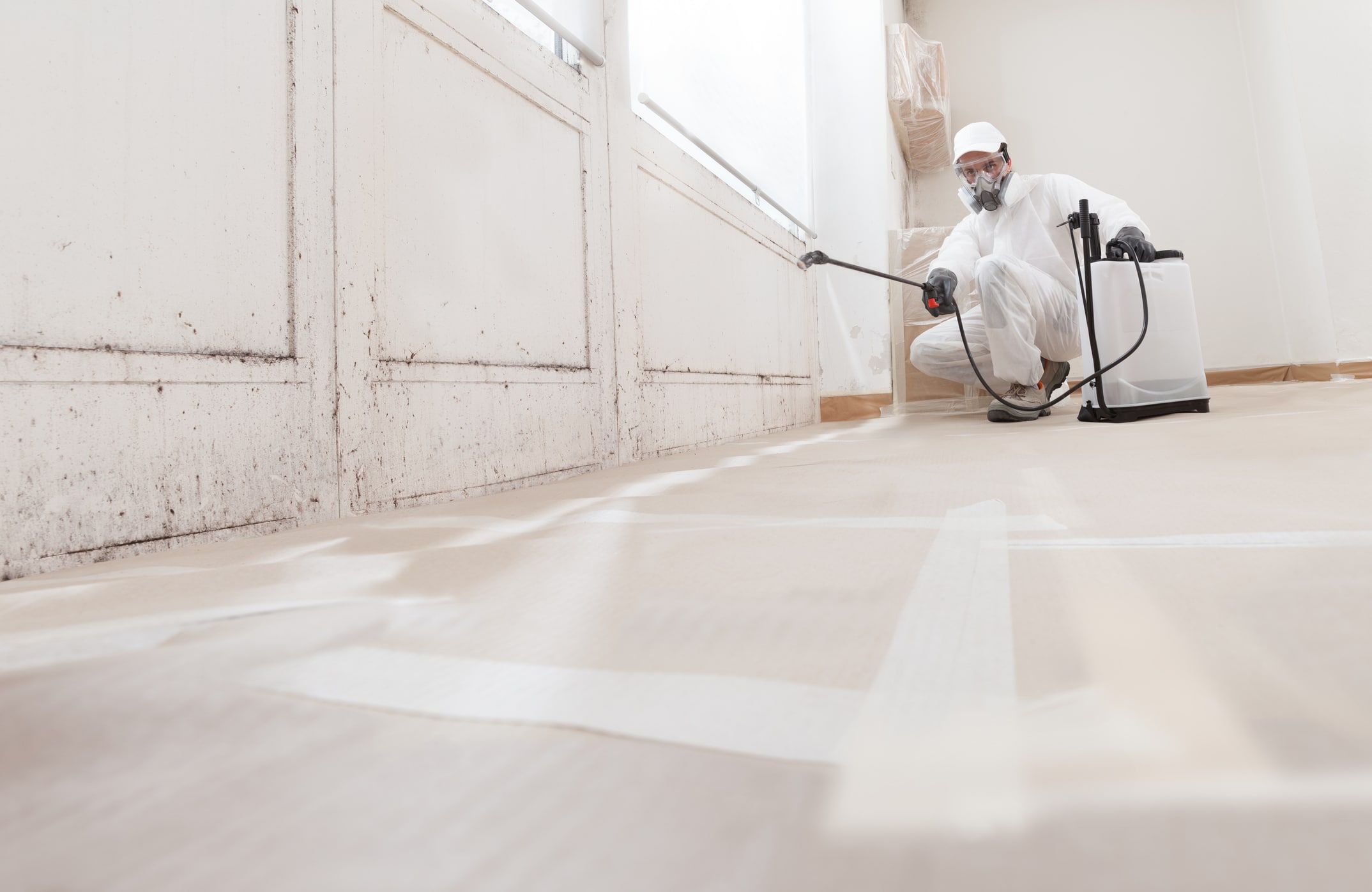 a person that is standing on the floor