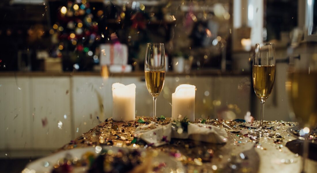 A Table With Wine Glasses